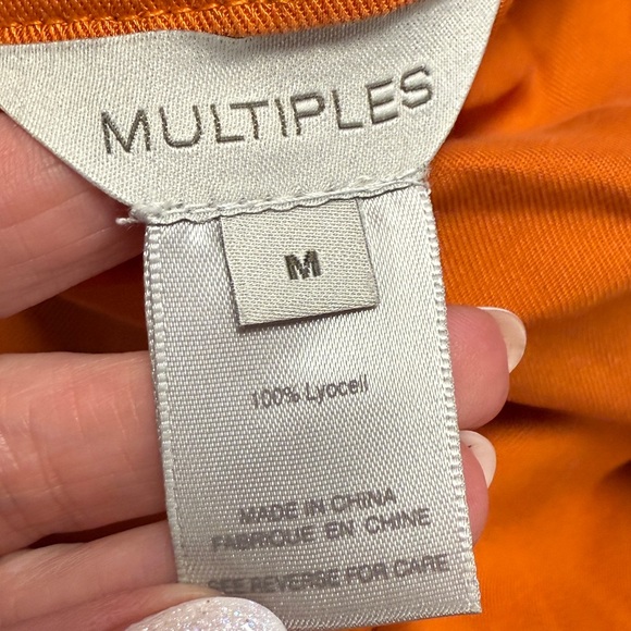 MULTIPLES RUST ORANGE JACKET - Picture 4 of 4